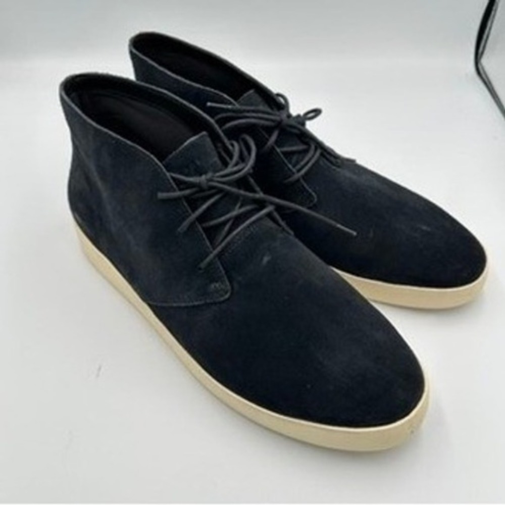 Everlane Size 12.5 Desert Boot Black Suede Leather Chukka Casual Classic NIB